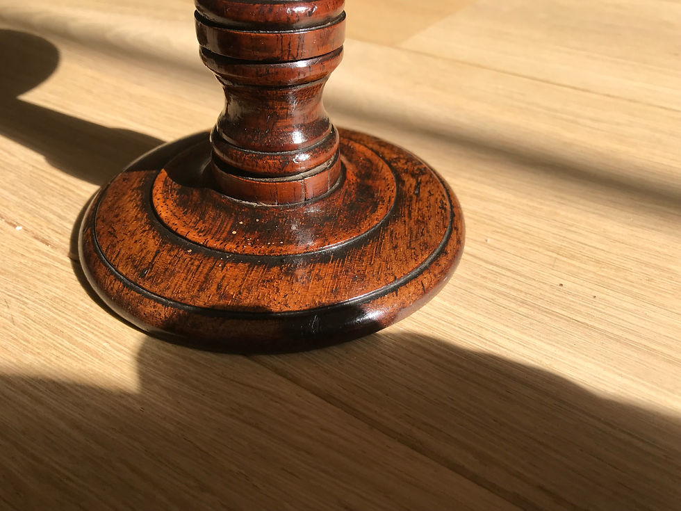 Thumbnail: Antique Georgian Candle Stand - Walnut