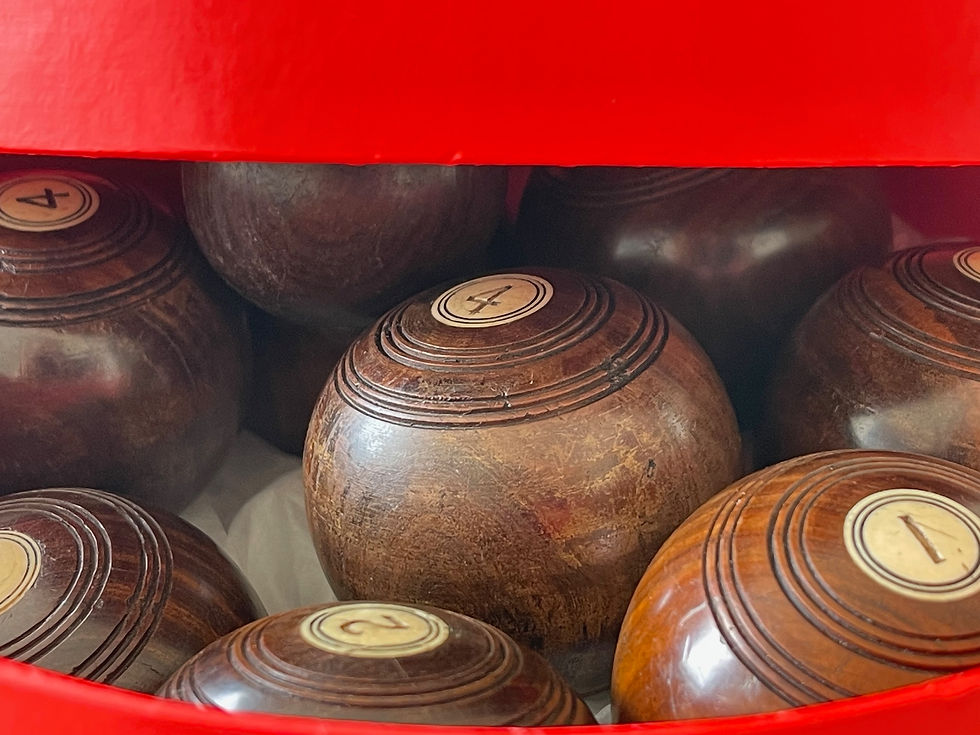 Thumbnail: antique treen carpet bowls for sale opus antiques uk
