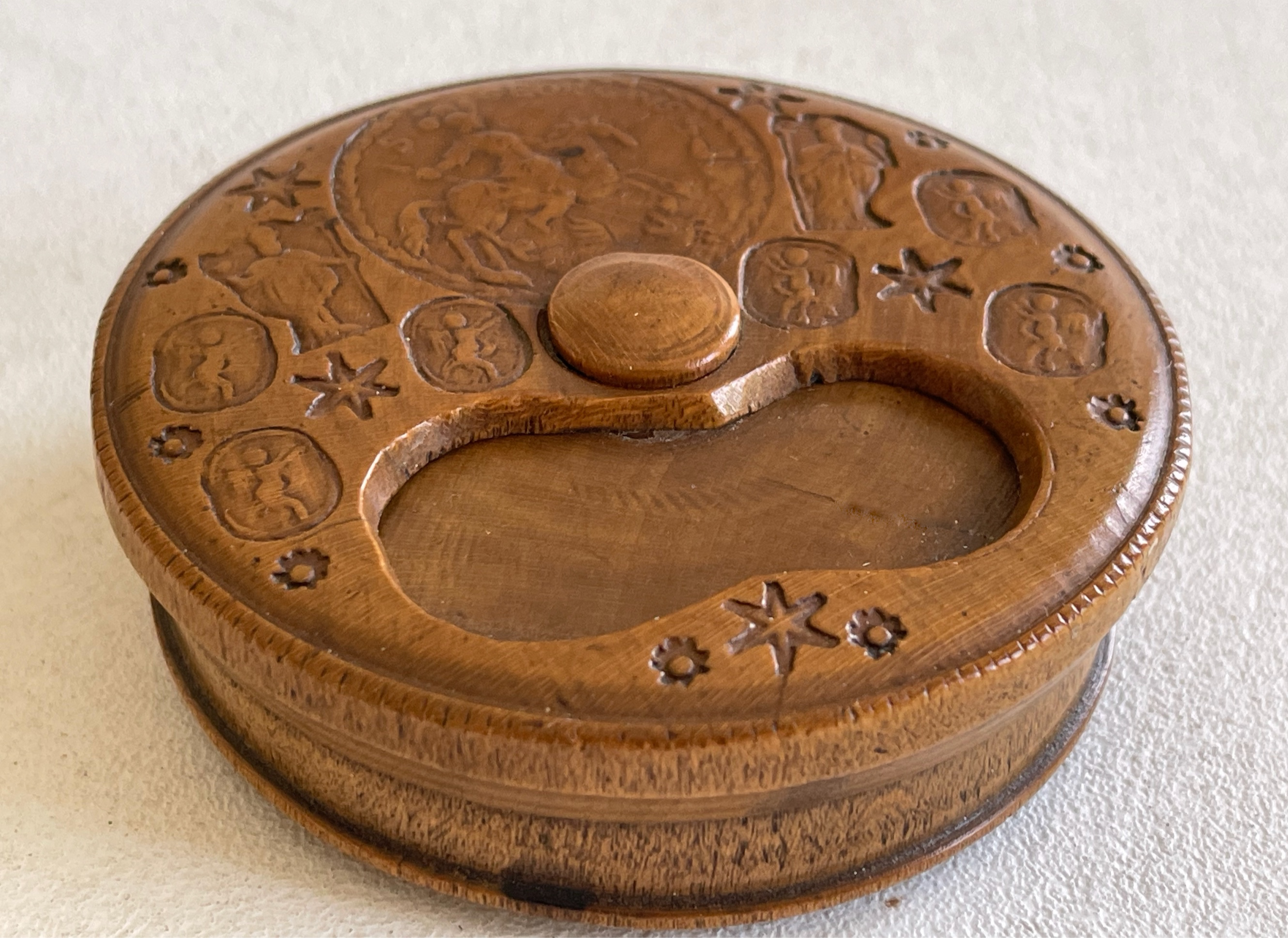 antique treen snuff box for sale opus antiques uk