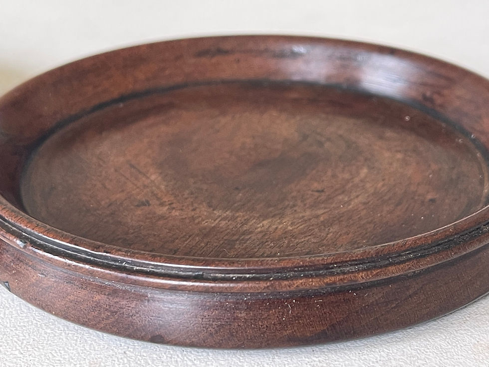 antique treen pair of wine coasters for sale opus antiques.