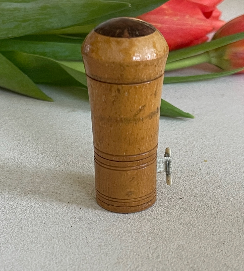 antique treen sewing tape measure for sale opus antiques.j