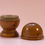 Thumbnail: Antique Treen Pill Silverer with contents
