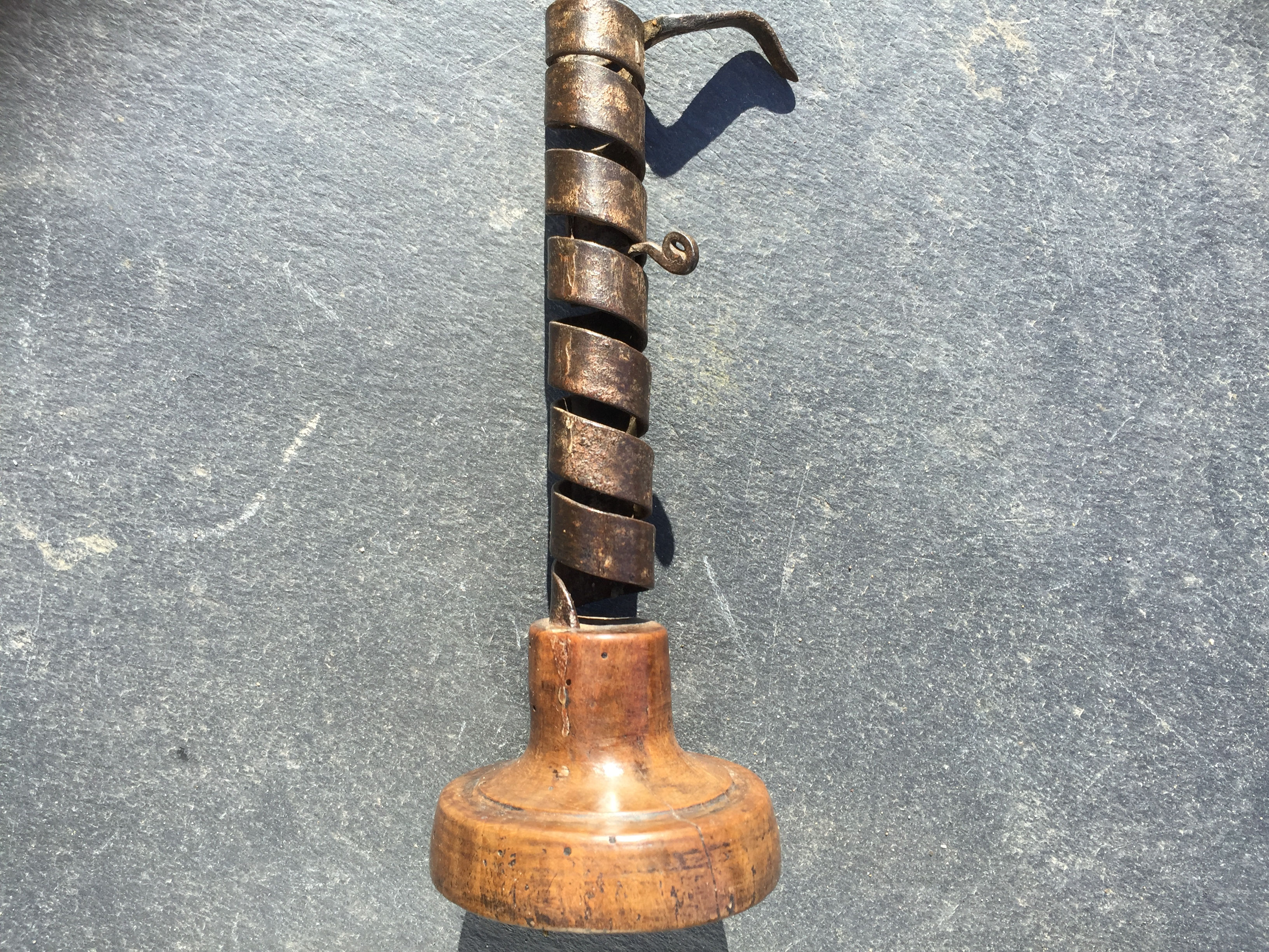 Antique Spiral Candelstick