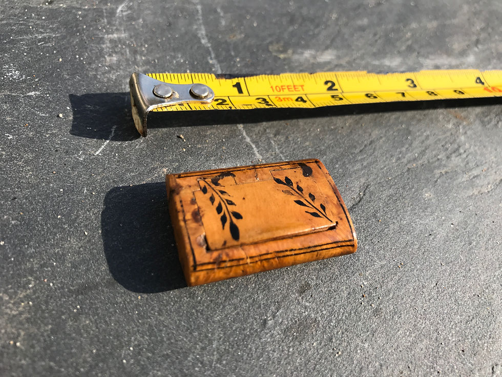Thumbnail: An Unusually Small Antique Snuff Box