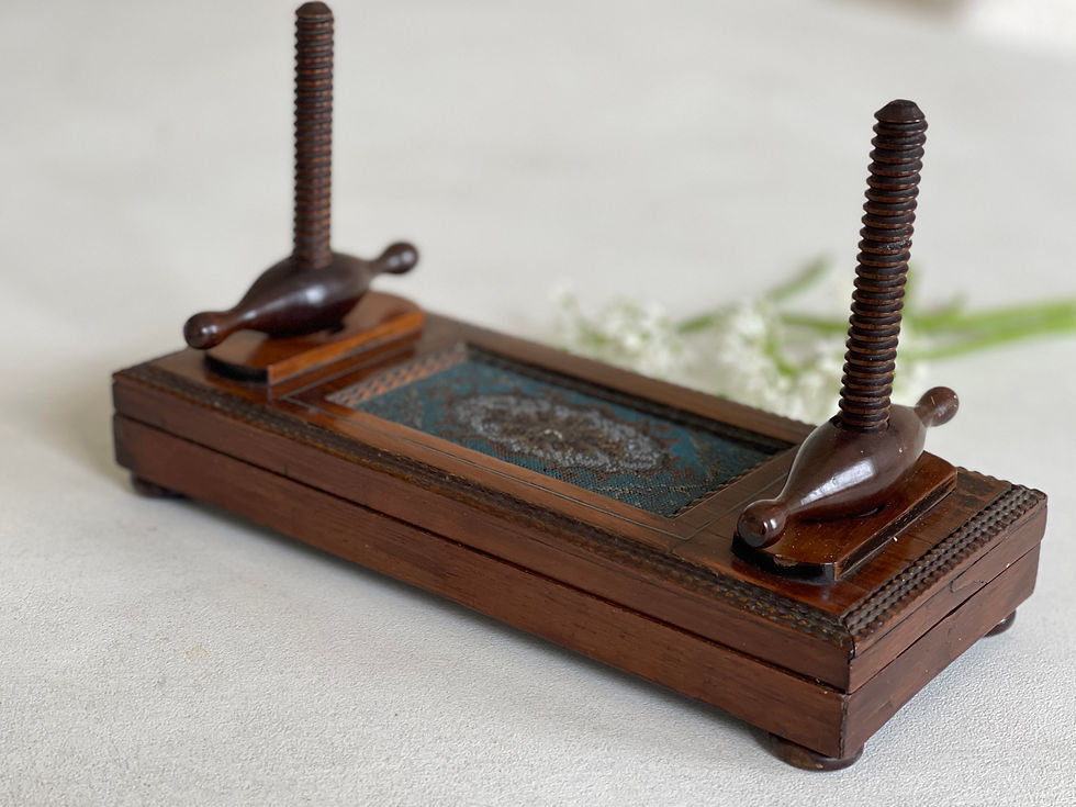Thumbnail: antique rosewood card or flower press for sale opus antiques uk