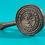 Thumbnail: An Unusual Antique Treen Butter Stamp & Slapper - Love Token
