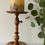 Thumbnail: Antique Treen Adjustable Candle Stand
