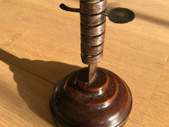 Antique Spiral Candlesticks