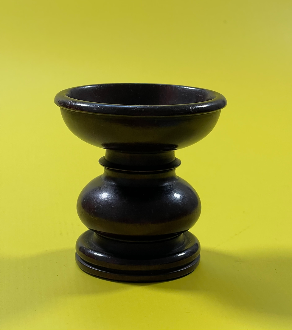 Thumbnail: antique treen pounce pot for sale opus antiques uk