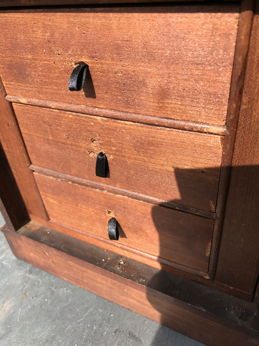 Thumbnail: Antique Mini Chest with Three Secret Drawers