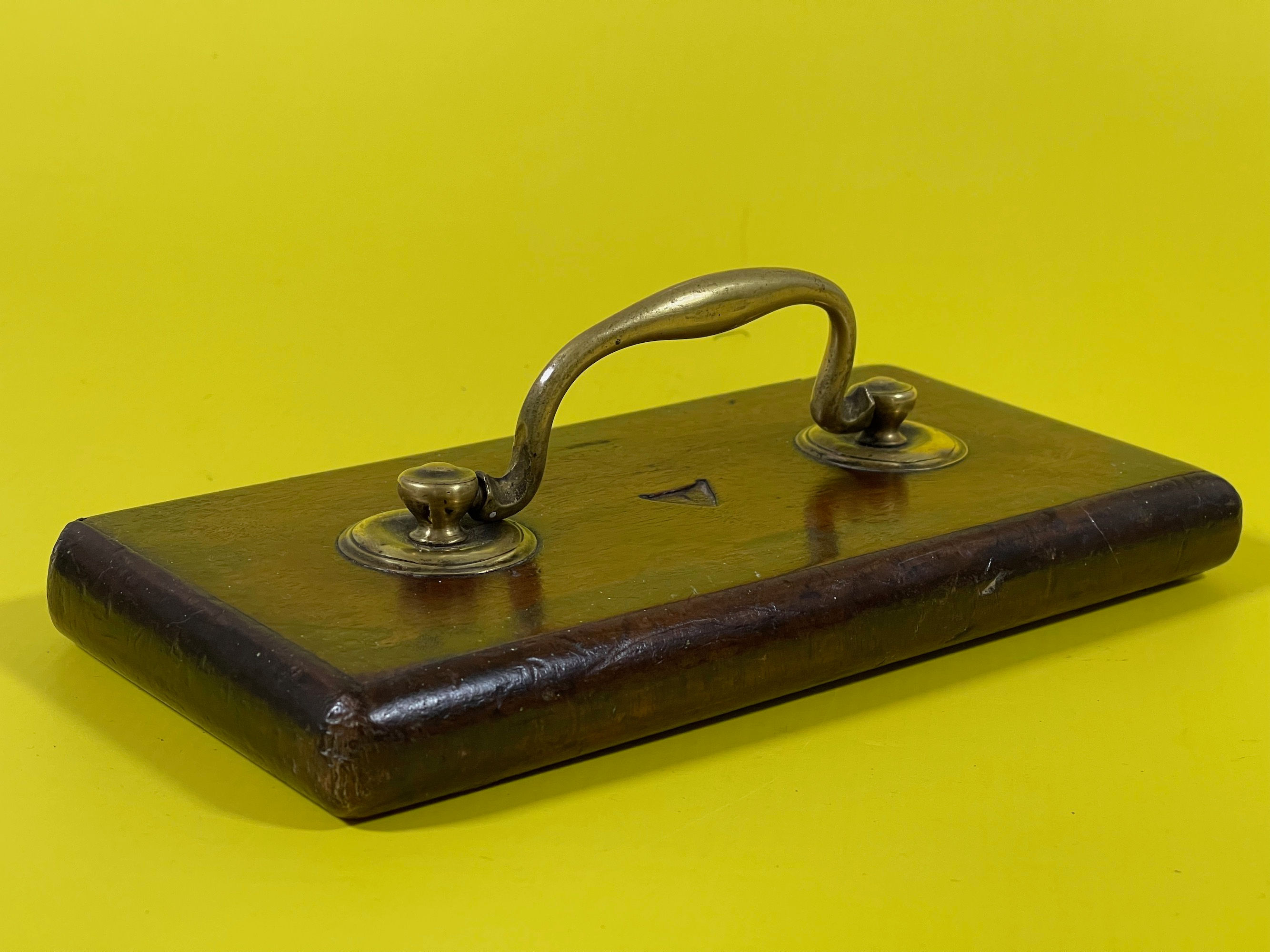 Antique treen Georgian naval chart weight for sale opus antiques uk