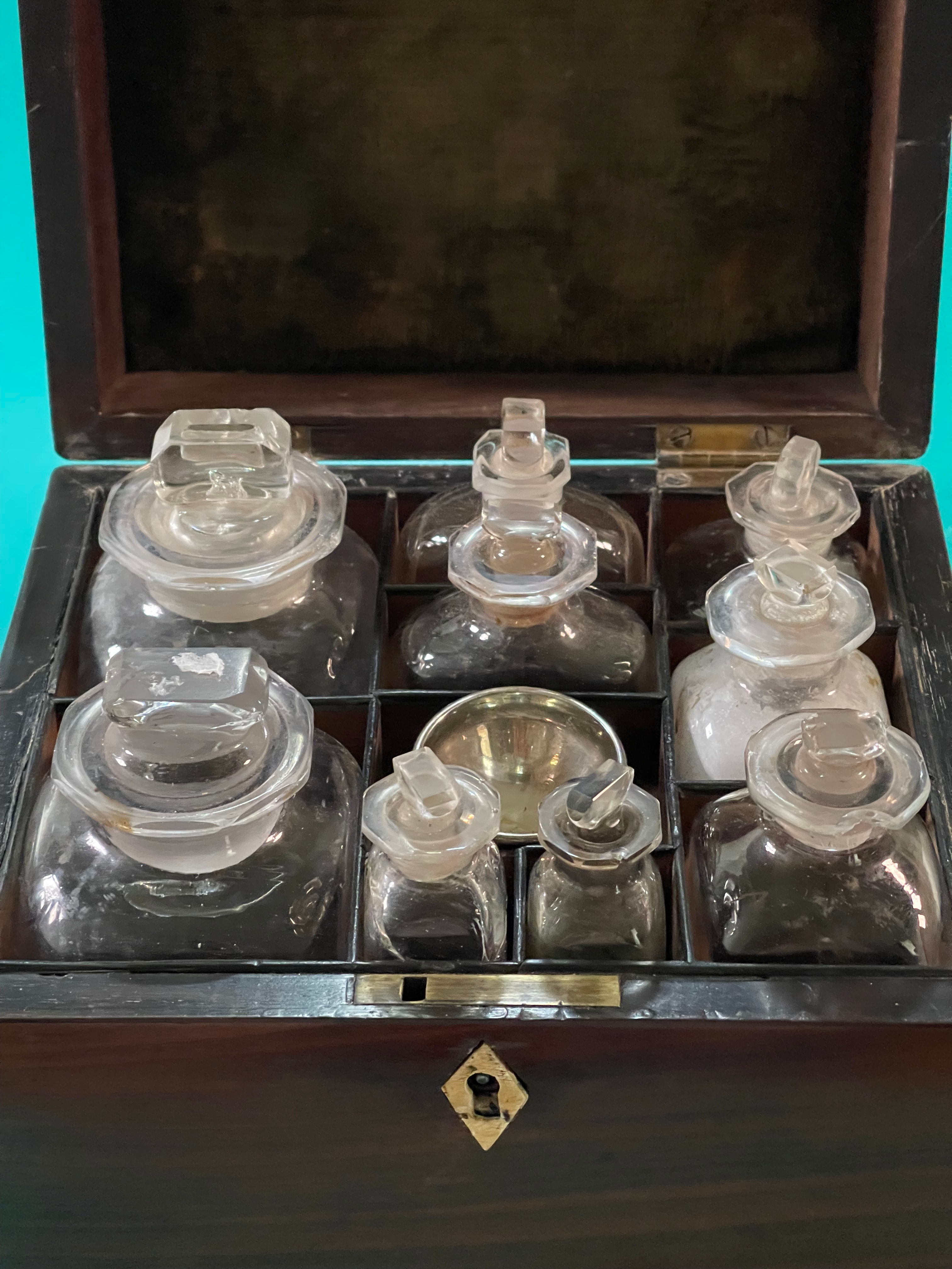 A  Small Antique Apothecary Box