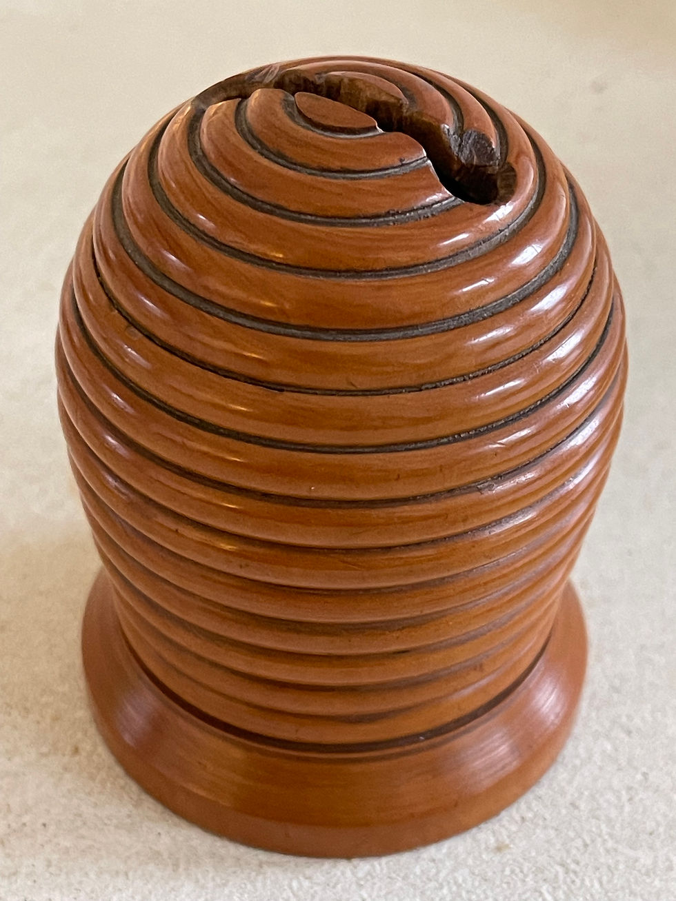 antique treen bee hive money box for sale opus antiques