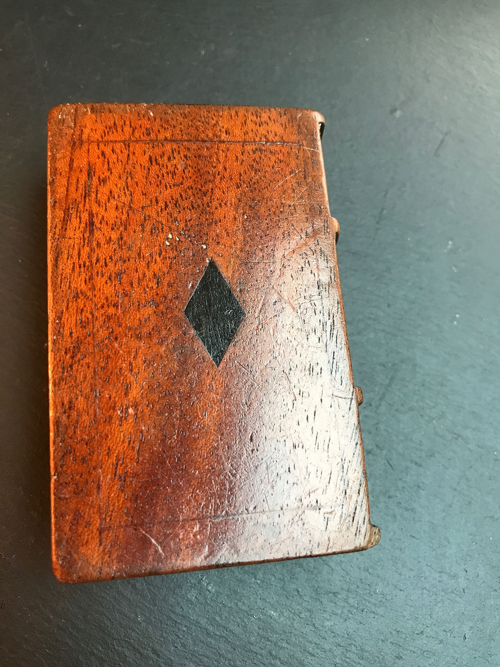 Thumbnail: Antique Book Snuff Box - Carved spine