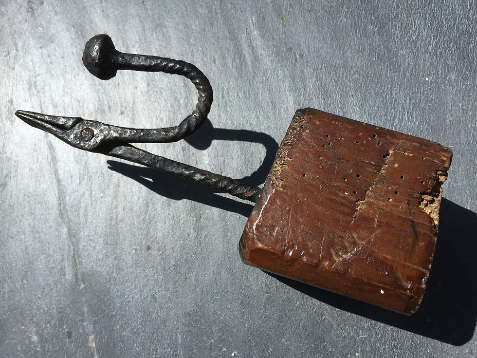 Thumbnail: Antique Welsh Rushlight
