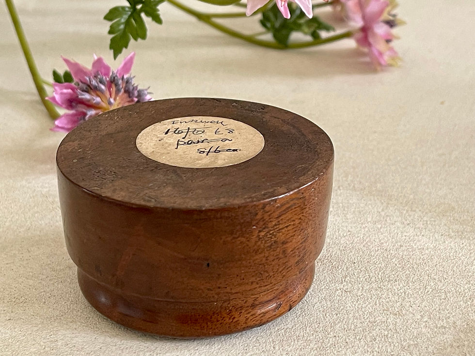 antique treen ink well for sale opus antiques