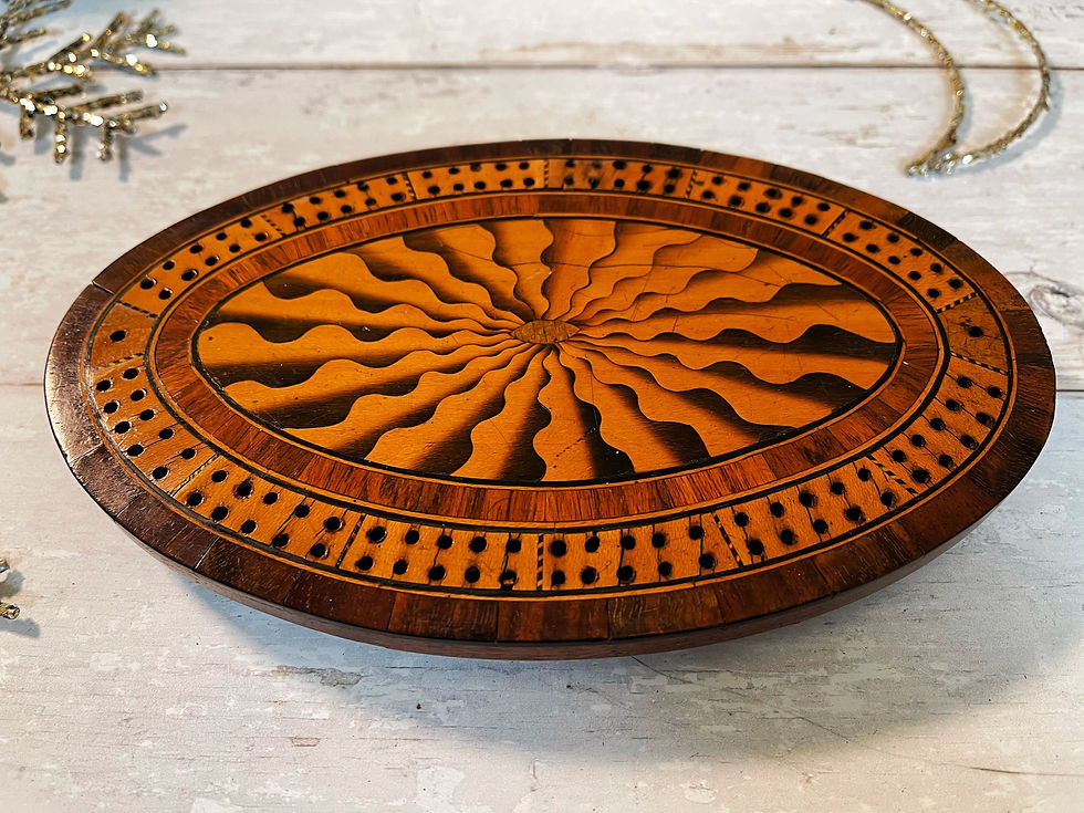 Thumbnail: A Georgian Cribbage Board & Peg Box