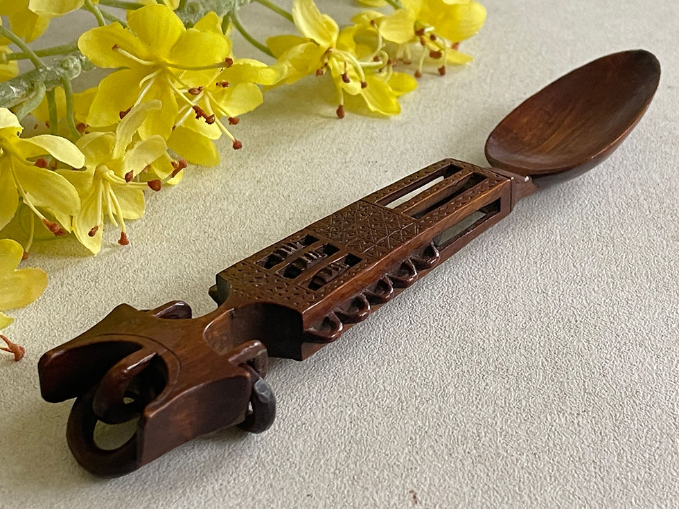 Thumbnail: antique treen welsh Lovespoon for sale opus antiques