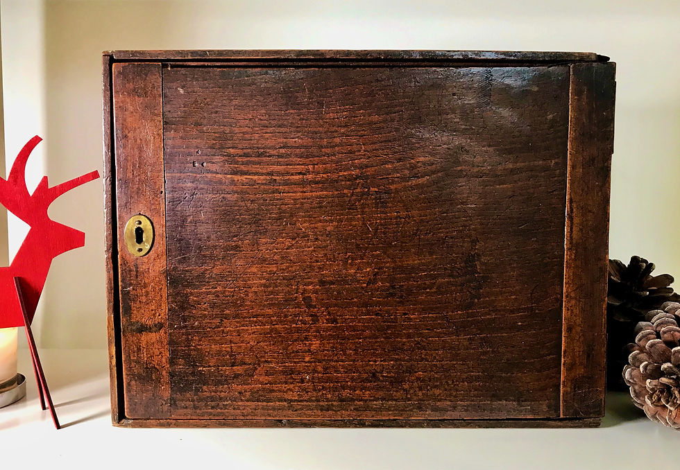 Thumbnail: An Antique Oak Spice Cupboard