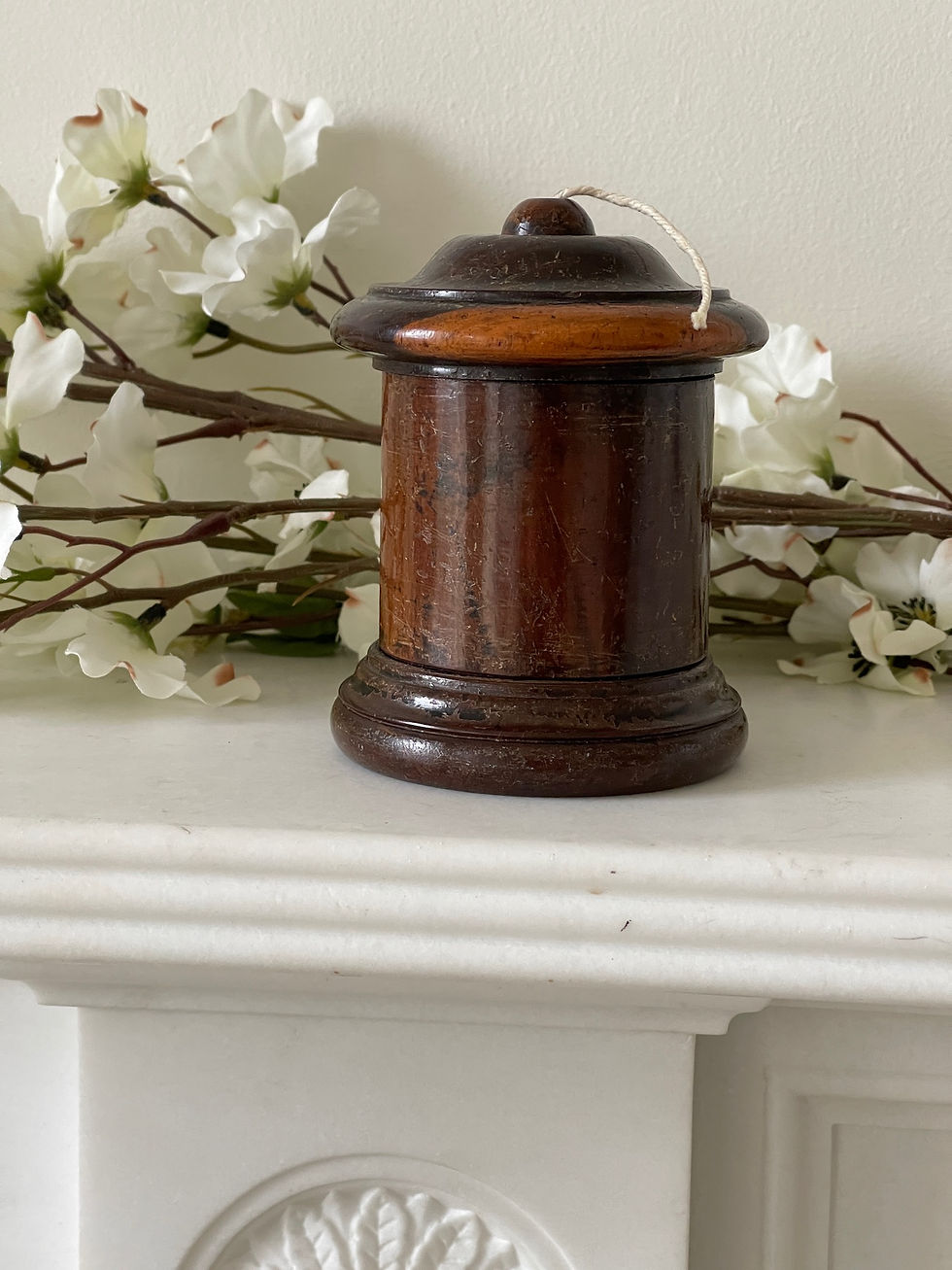 antique treen lignum vitae string box for sale opus antiques uk