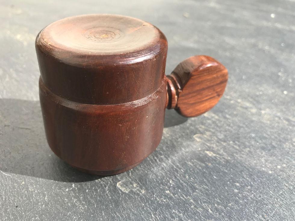 Thumbnail: Antique Treen Nutcracker- lignum vitae