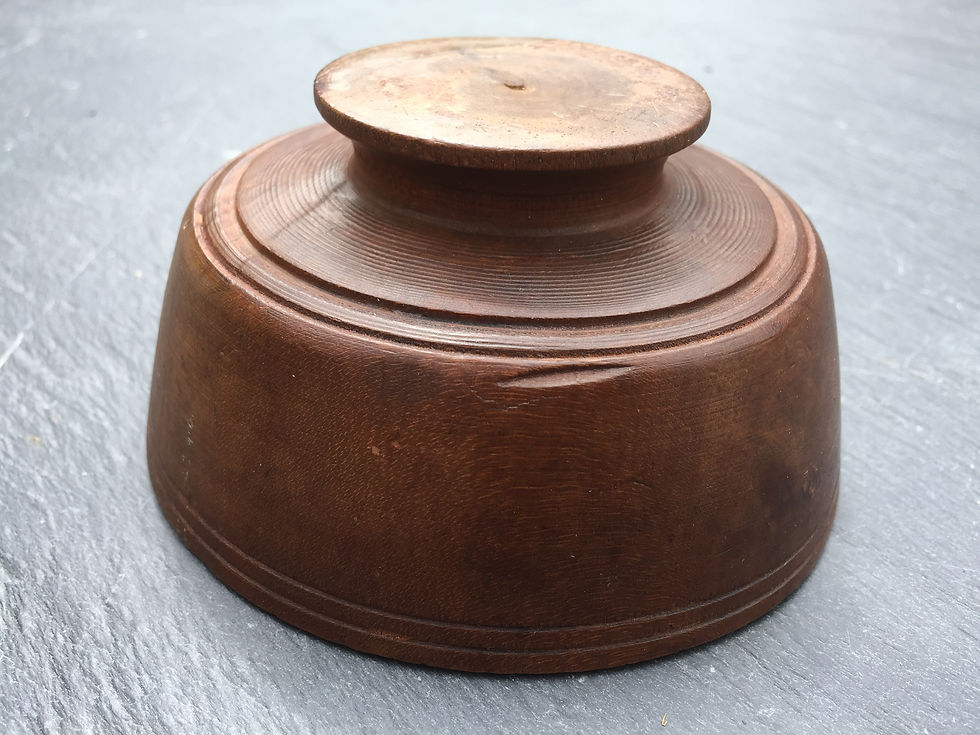 Thumbnail: Antique Treen Flummery Mould