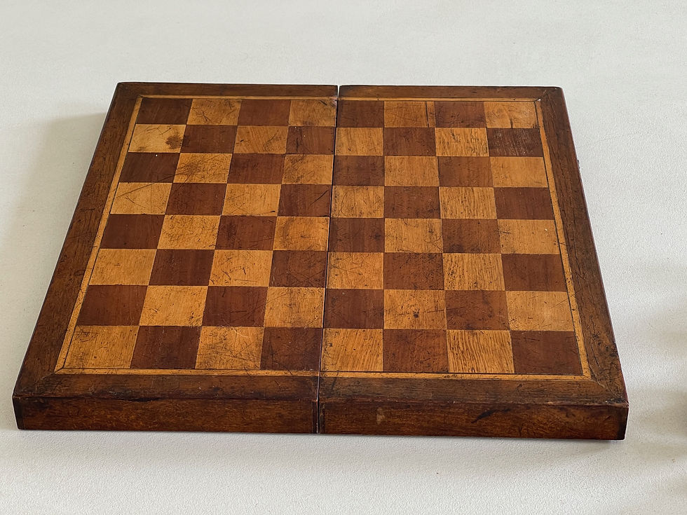 Thumbnail: antique treen backgammon game for sale opus antiques uk.