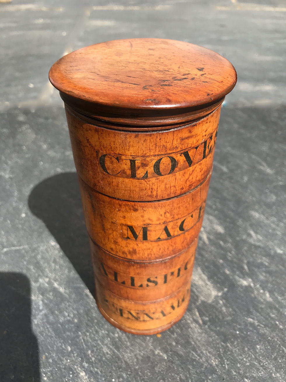 Thumbnail: Antique Four Tier Spice Tower