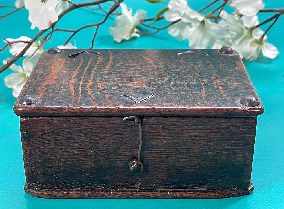 antique treen oak box for sale opus antiques