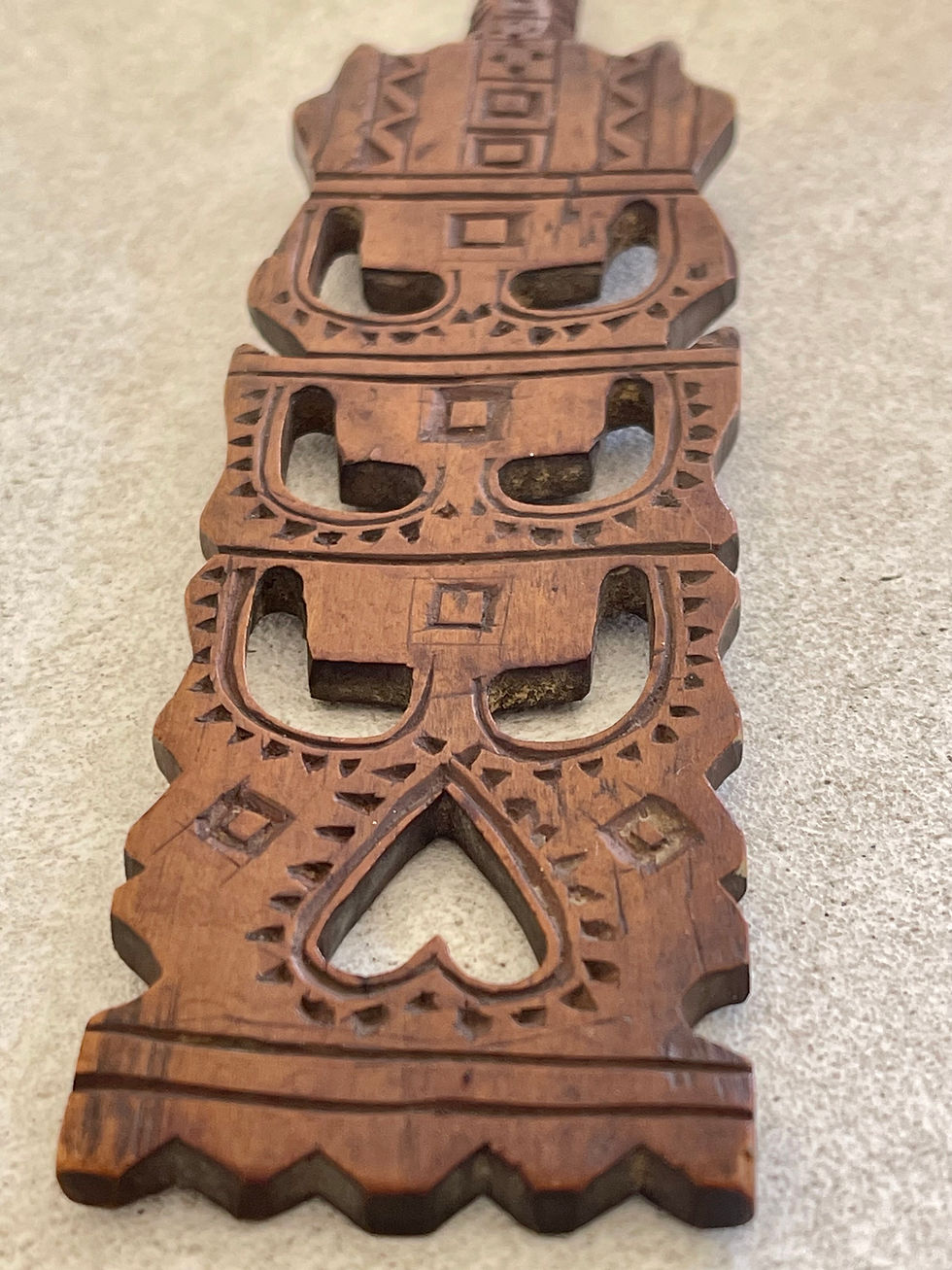 Thumbnail: antique treen welsh Lovespoon for sale opus antiques