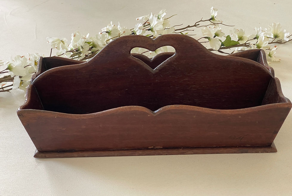 Thumbnail: antique treen cutlery tray for sale opus antiques uk