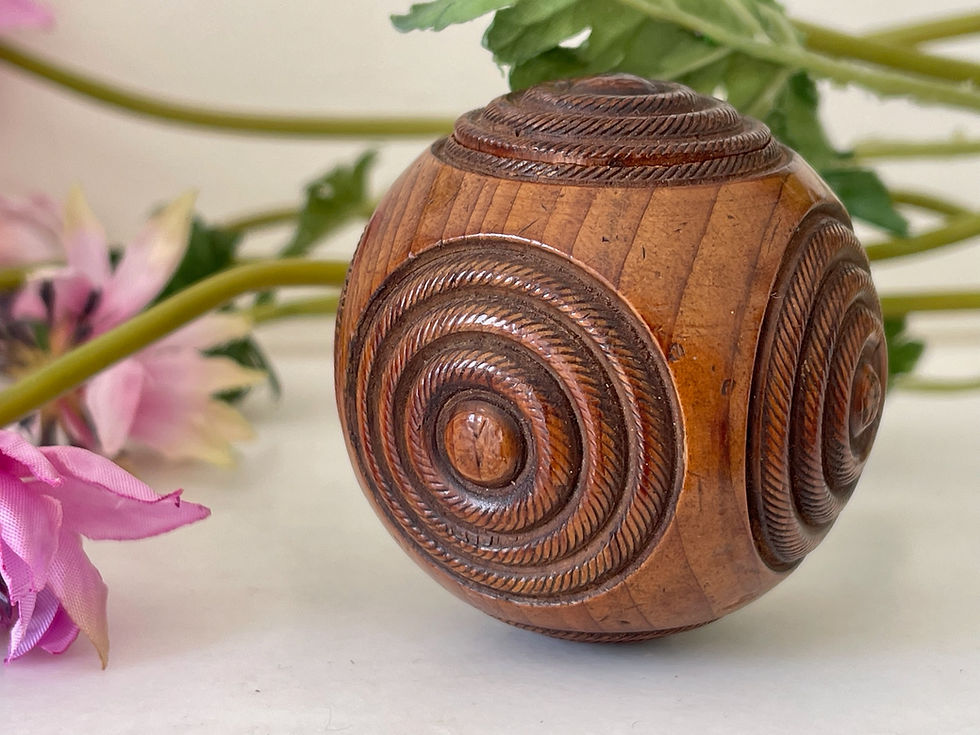antique Irish puzzle ball for sale opus antiques