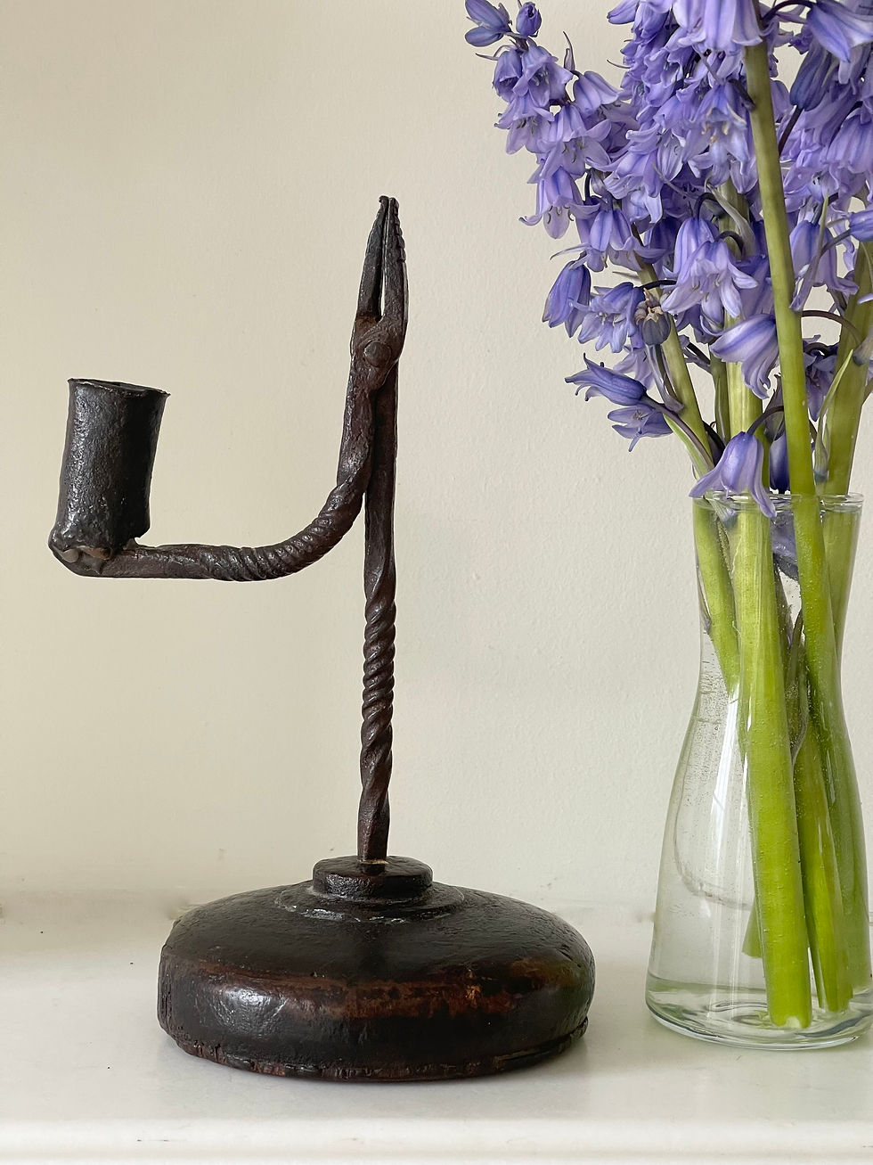 Thumbnail: antique treen rushlight for sale opus antiques