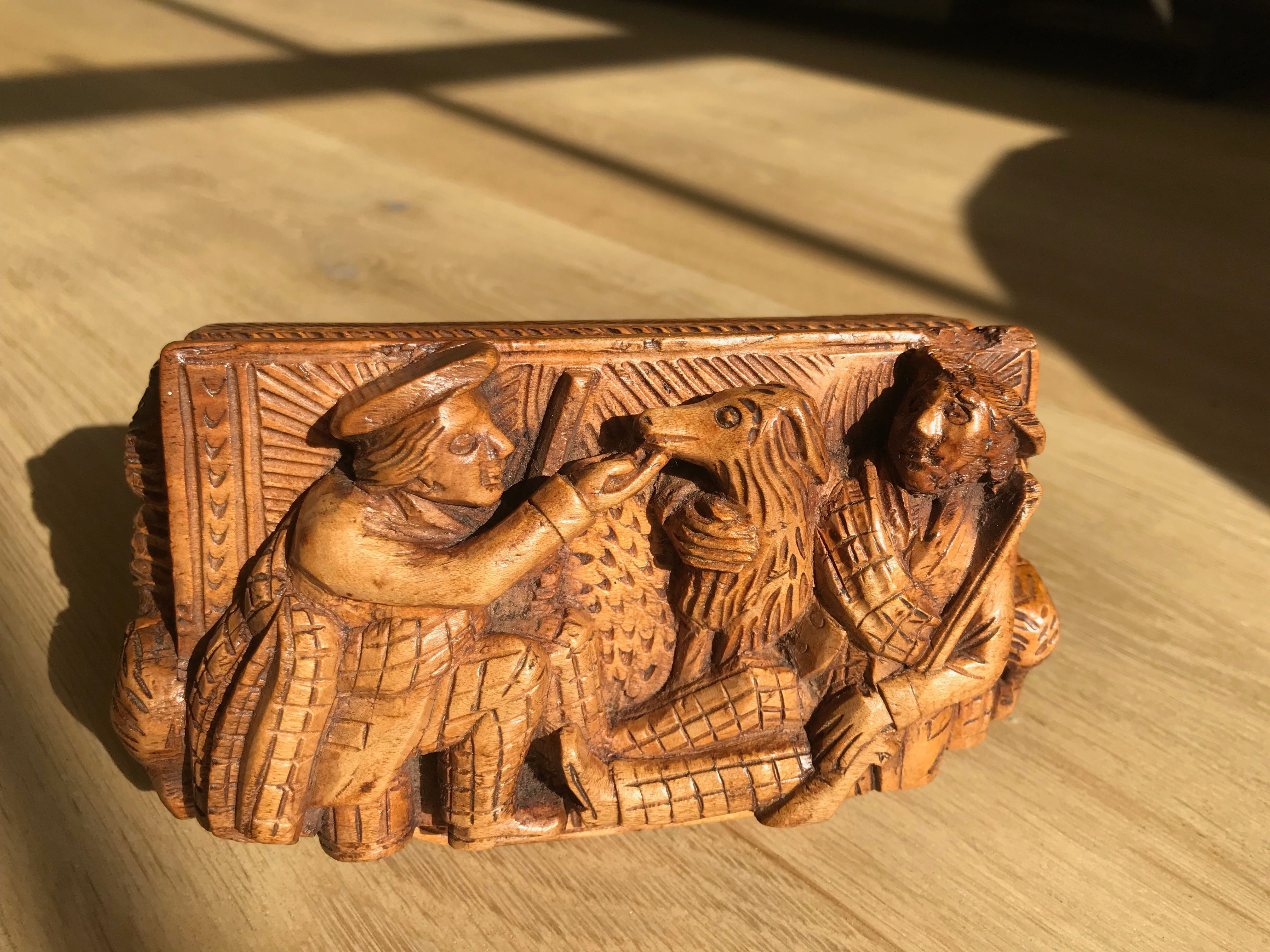 Antique Scottish Blind Mans Snuff Box