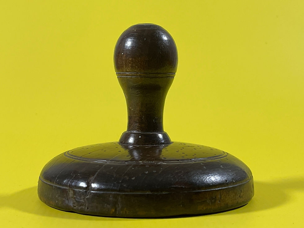 antique treen butter stamp for sale opus antiques uk