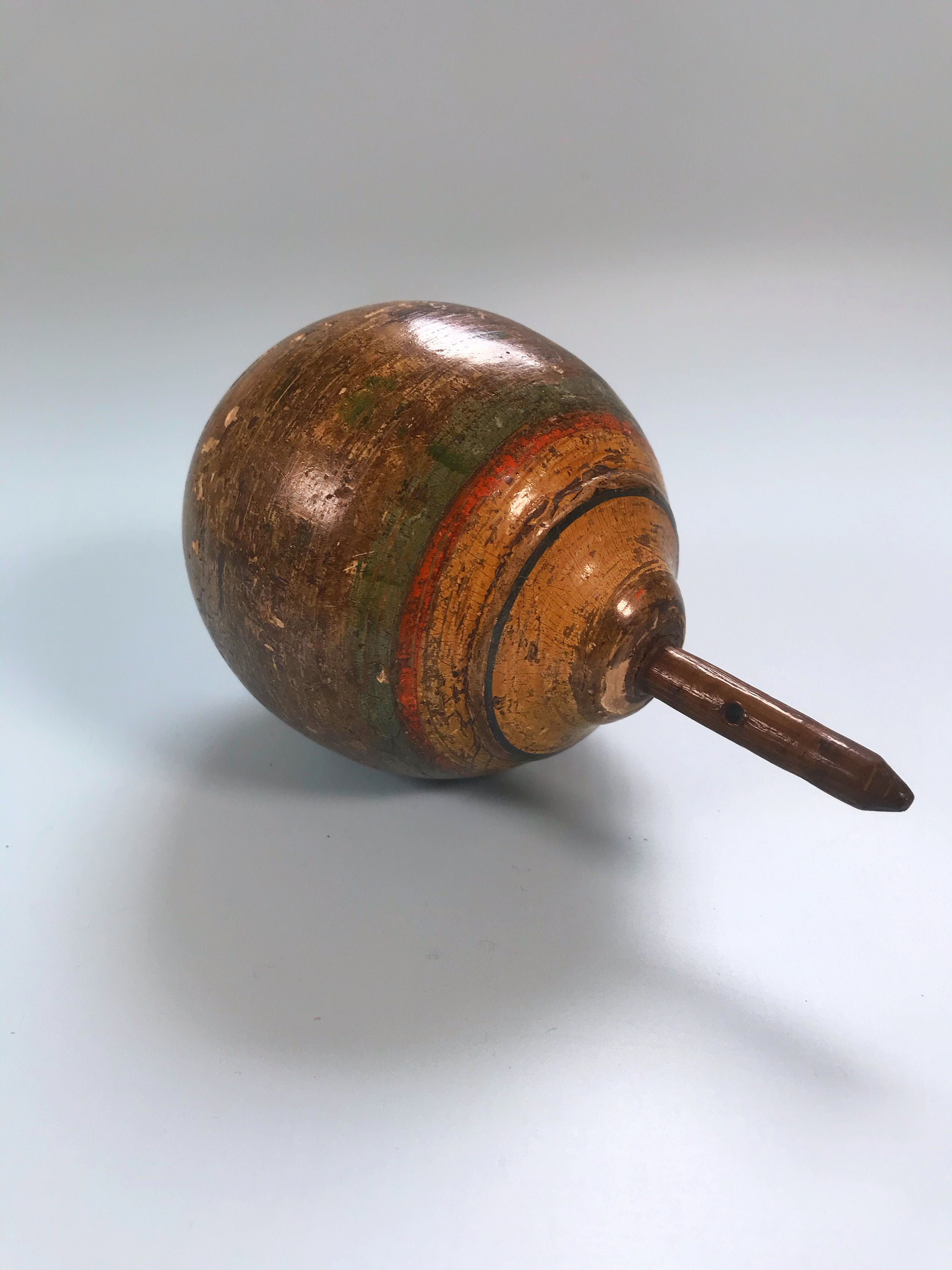 Antique Spinning Top - large size