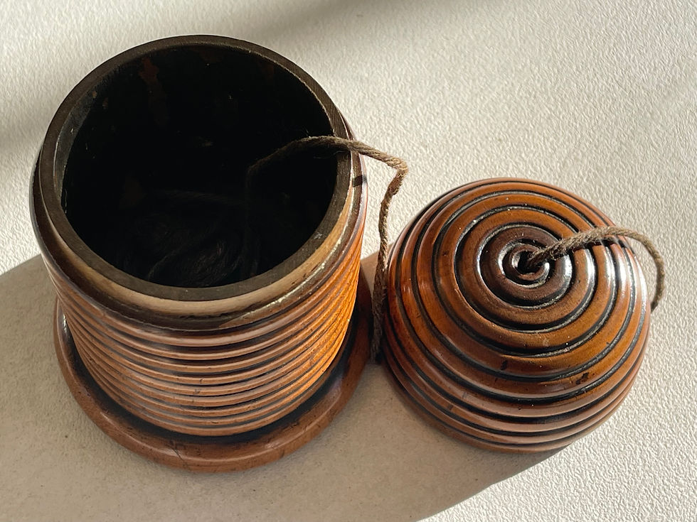 Thumbnail: antique treen bee hive for sale opus antiques