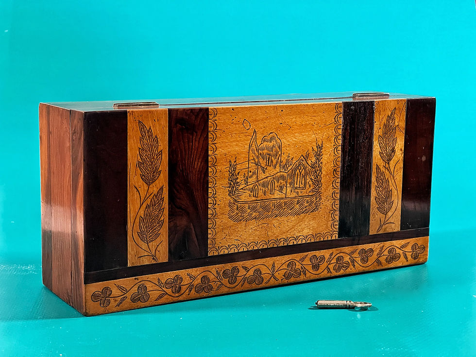 Antique Killarney Ware Box