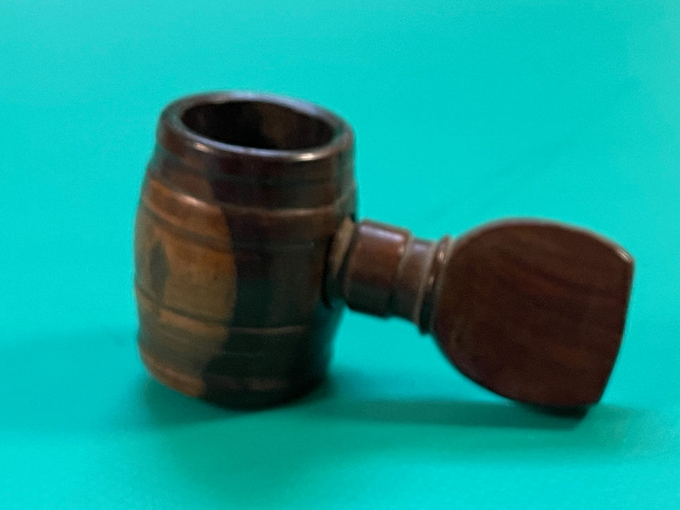 Thumbnail: Antique Treen  Nutcracker - lignum vitae