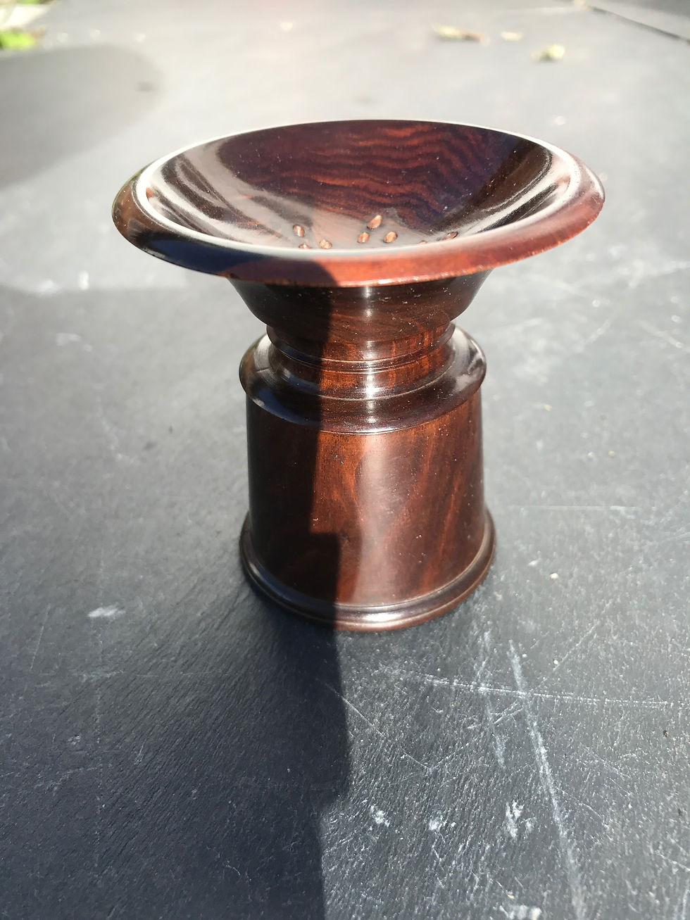 Thumbnail: Antique Treen Pounce Pot