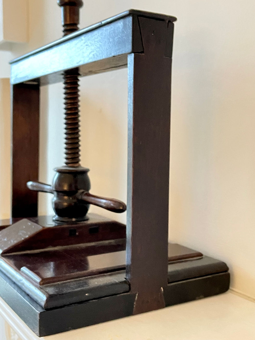 Thumbnail: antique treen book press for sale opus antiques.