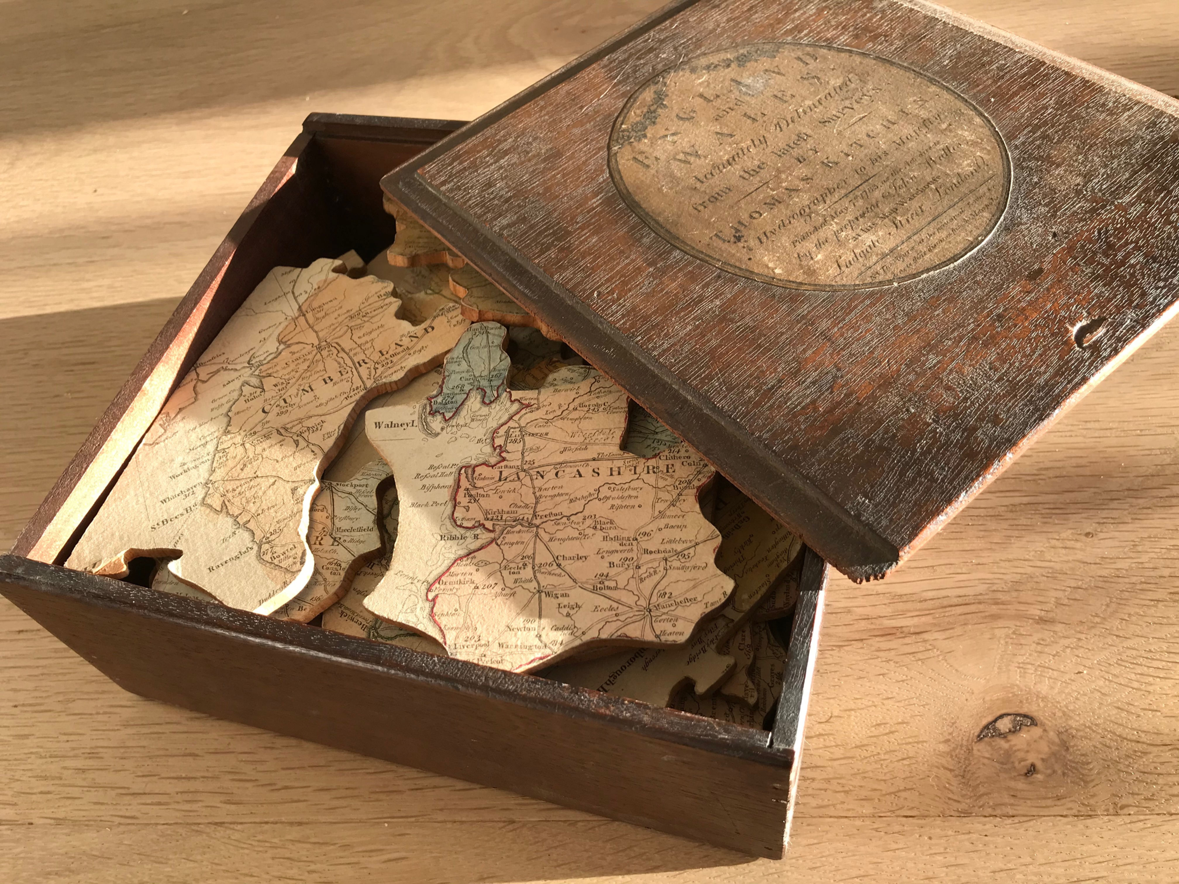 A Rare Dissected Puzzle - dated  May 7th 1783