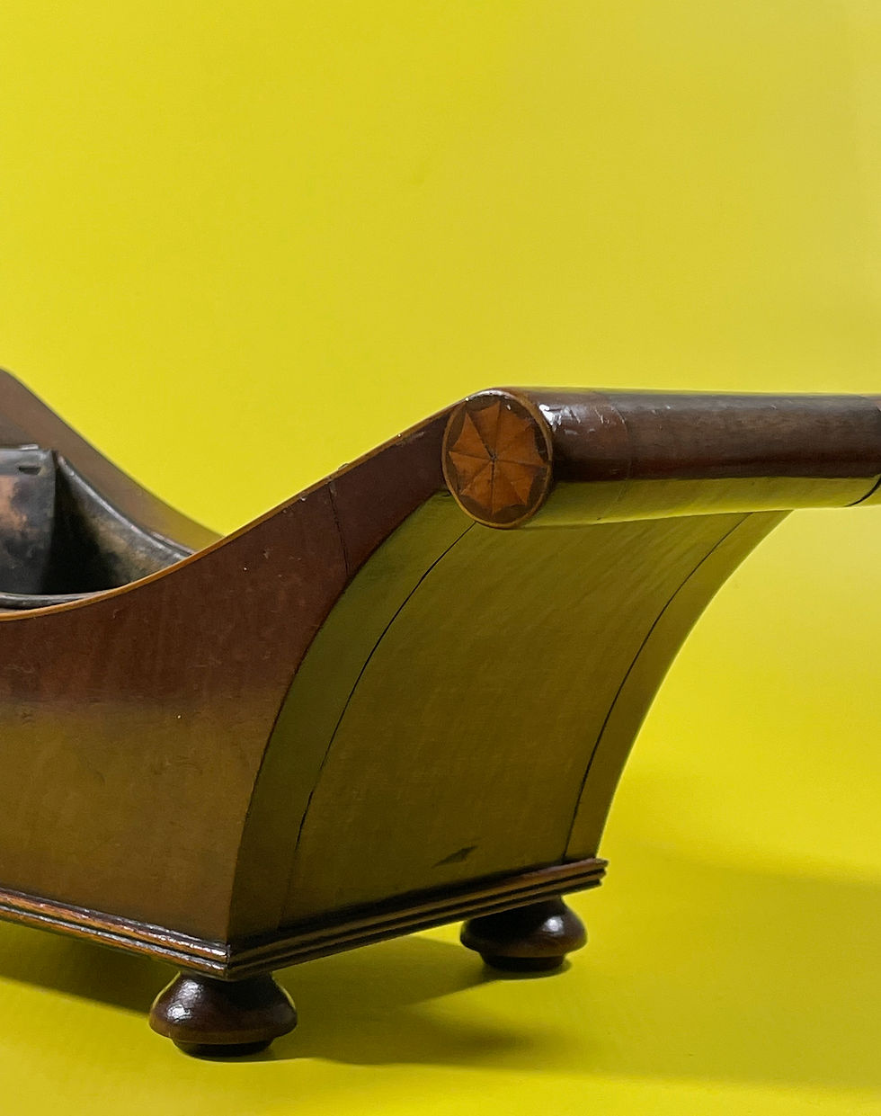 Thumbnail: Antique Mahogany Planter - small size