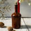Thumbnail: Antique Fruitwood Nutmeg Grater - Wine Bottle Shaped