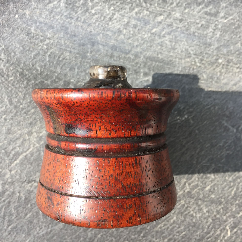 Thumbnail: An Early 19th Century Treen Quill and Ink Stand
