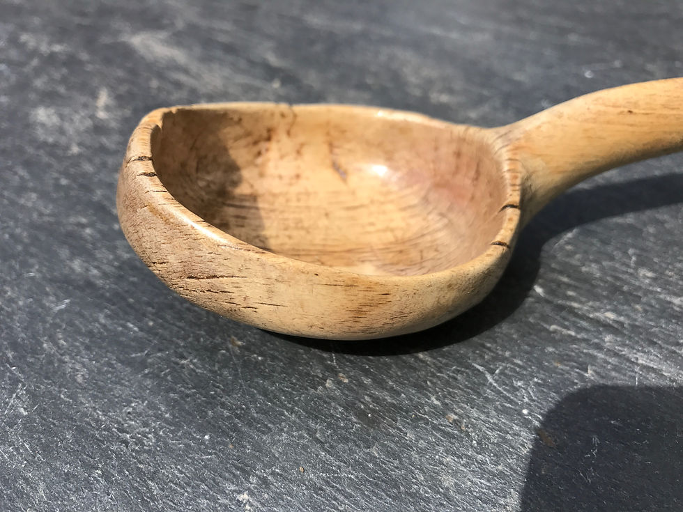 Thumbnail: A Rare Antique Ladle - with love knot