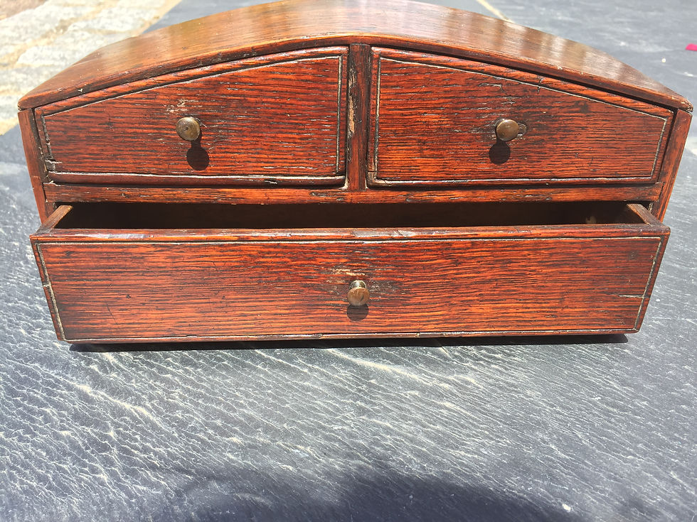 Thumbnail: An Apprentice Antique Oak Chest of Drawers