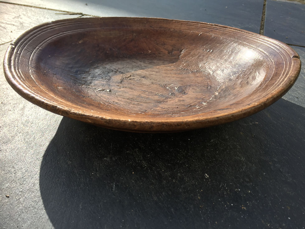 Thumbnail: An 18th Century Fruit Wood Bowl