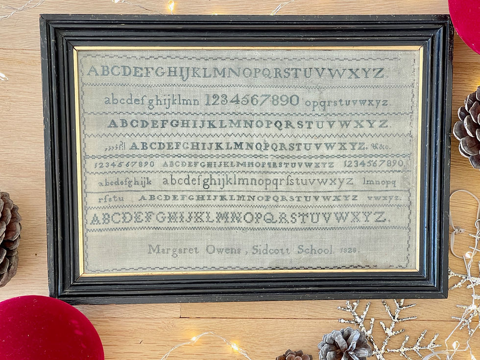 Thumbnail: antique quaker sampler for sale opus antiques uk