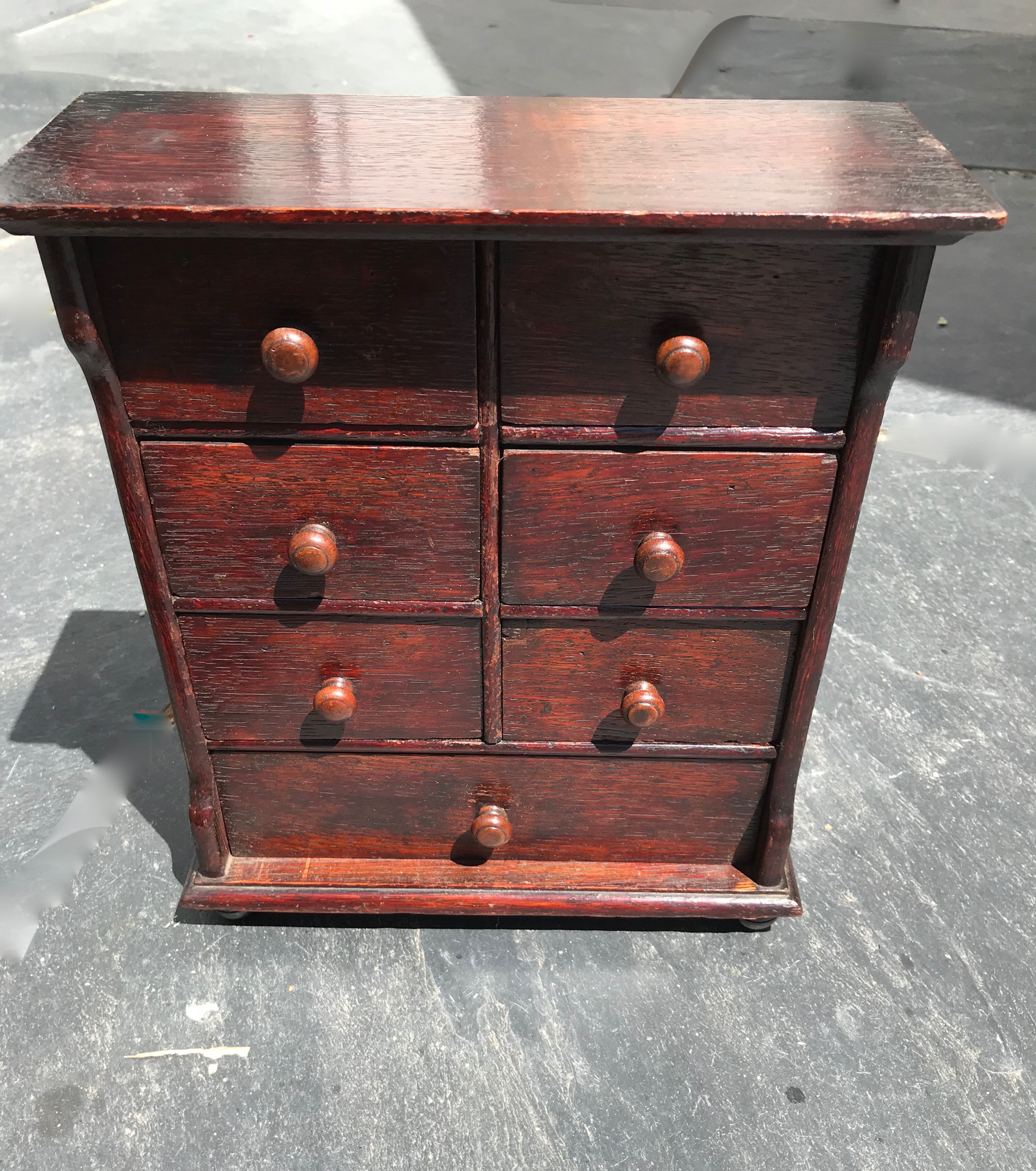 Antique spice drawers